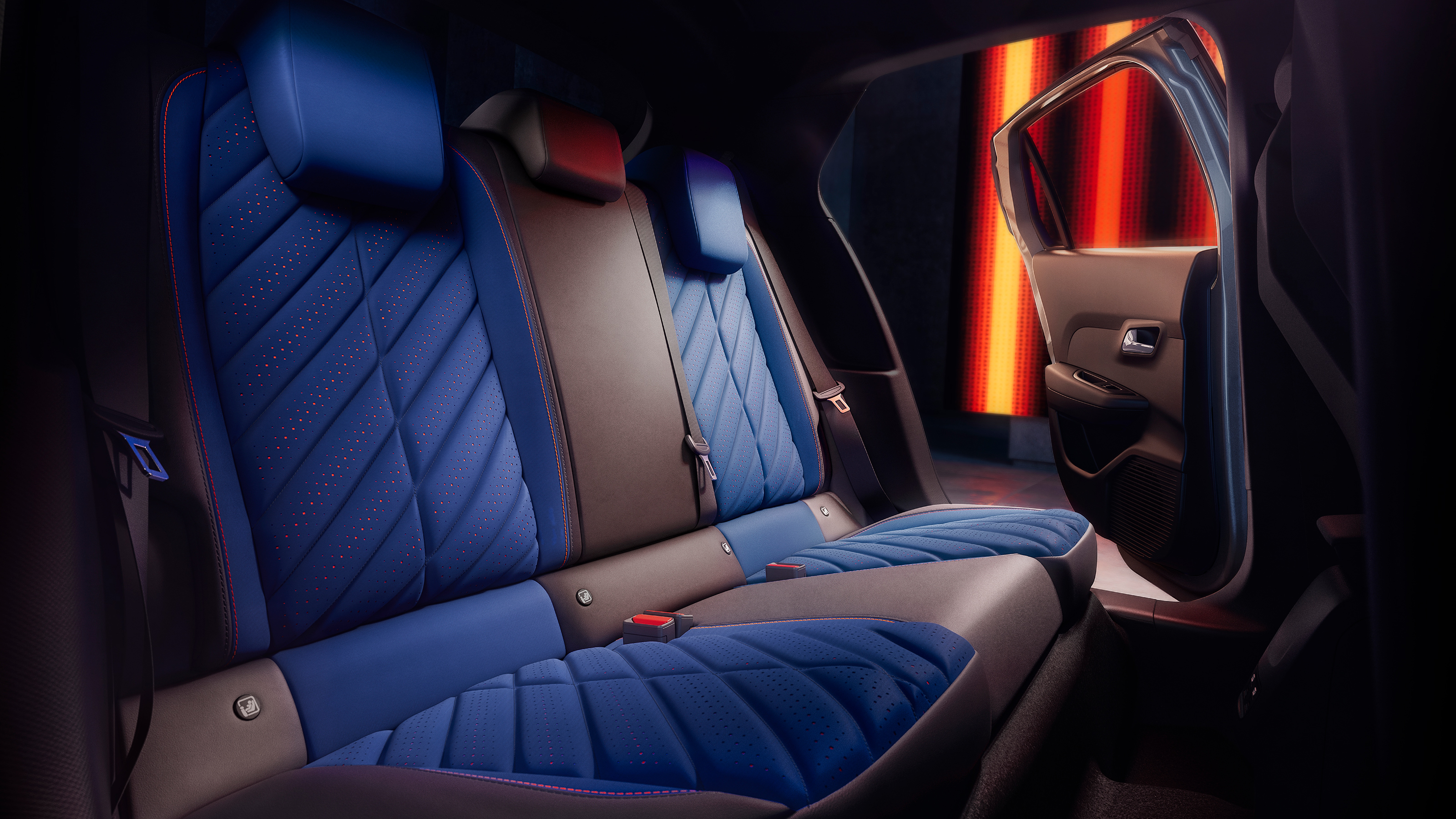 Lancia Ypsilon HF interior rear seats