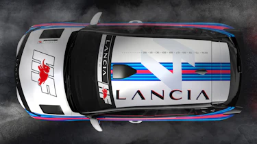 Lancia Ypsilon HF overhead shot