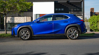 Lexus UX 350h+ F-Sport - side static