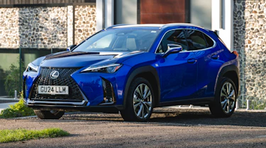 Lexus UX 350h+ F-Sport - front 3/4 static