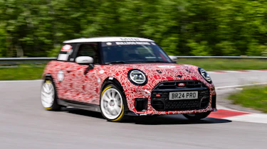 MINI JCW - spyshot front cornering