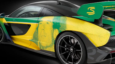 McLaren Aryton Senna - side detail