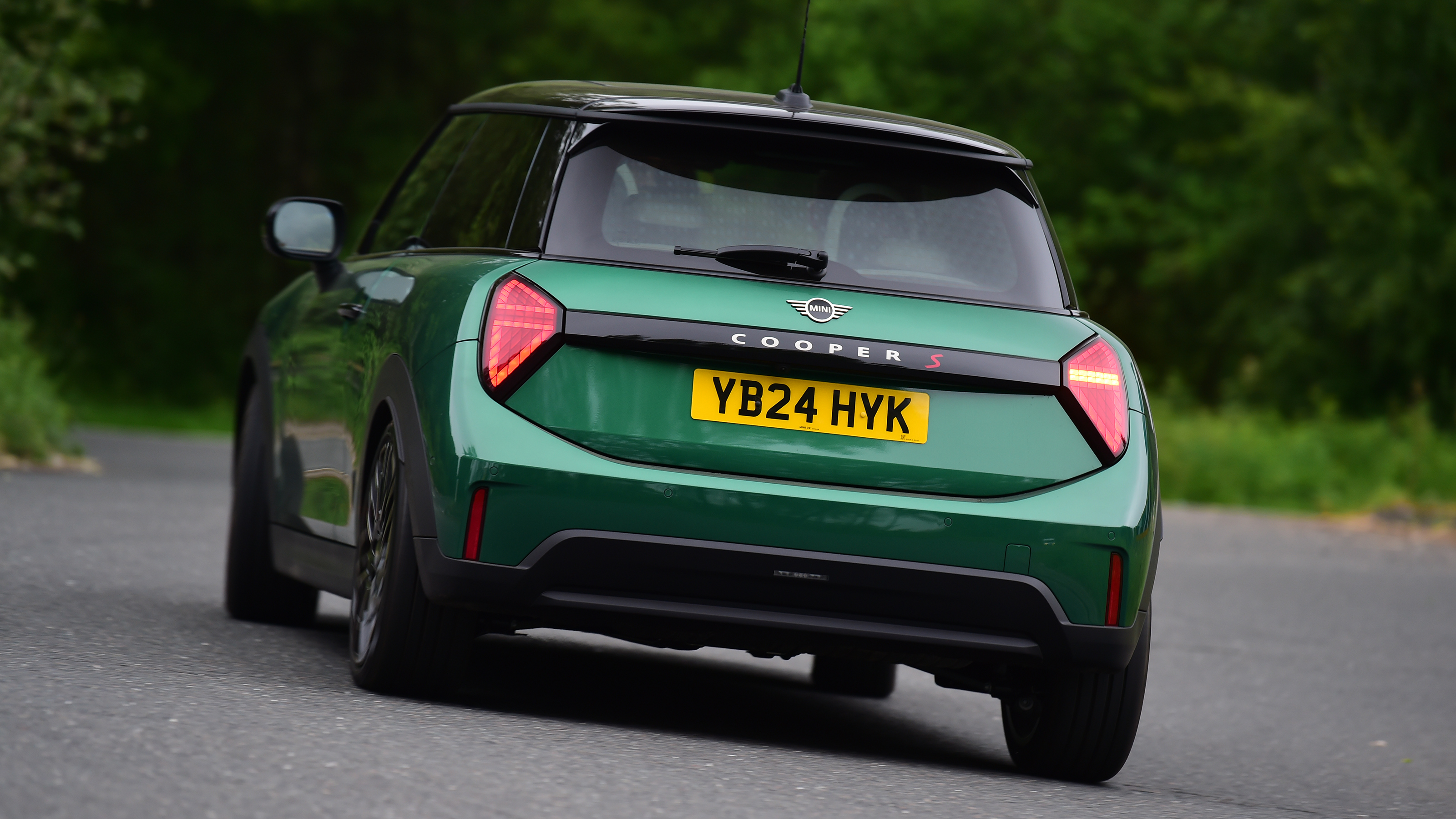 New 2024 MINI Cooper S - rear cornering 