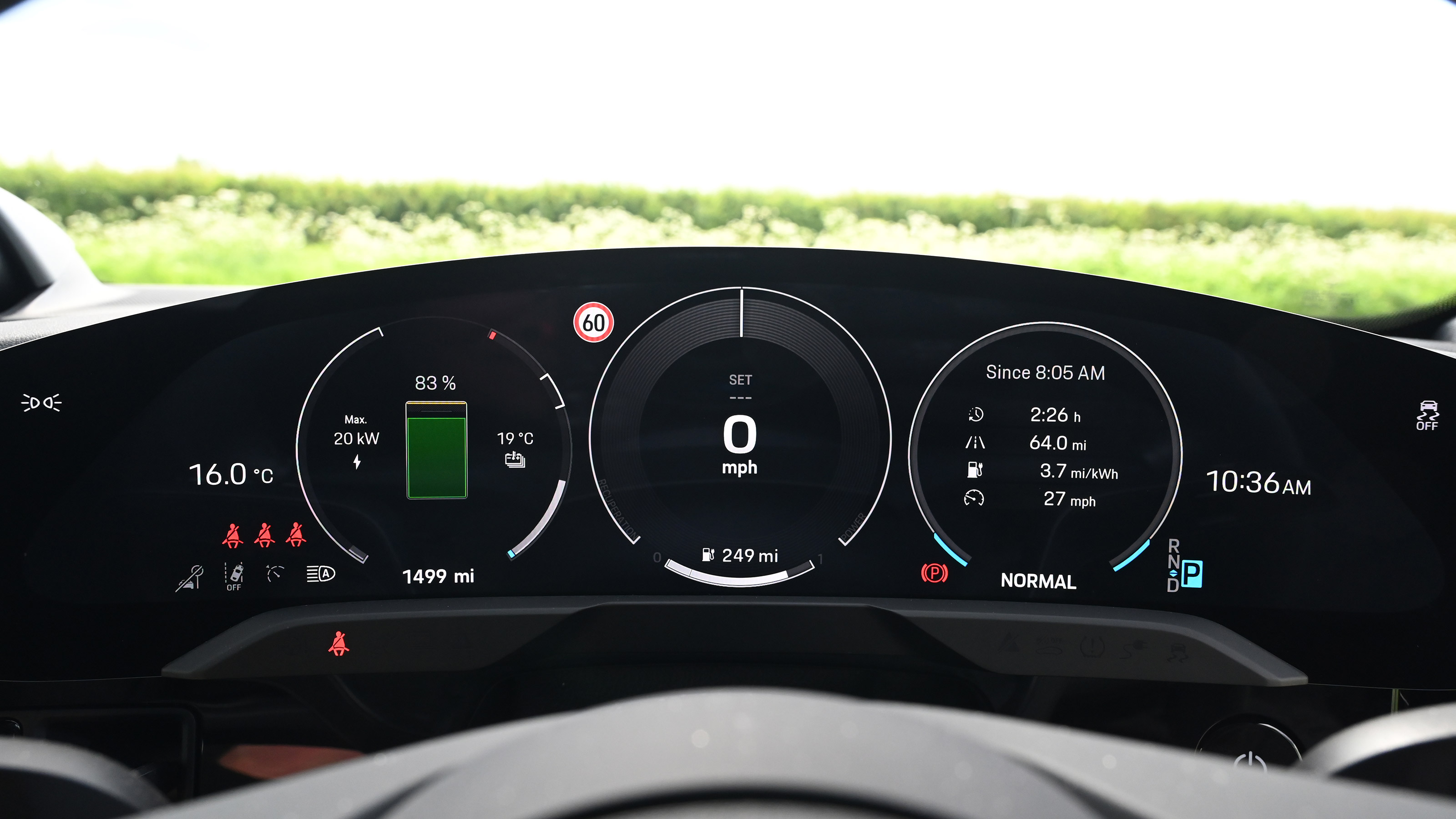 Porsche Taycan facelift - dials