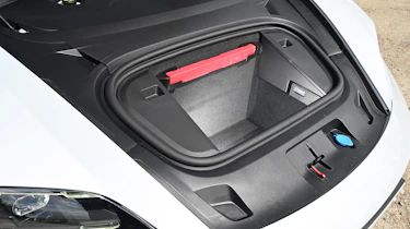 Porsche Taycan facelift - front boot
