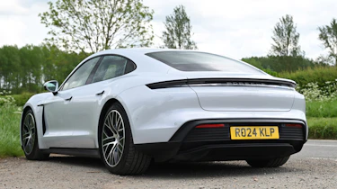 Porsche Taycan facelift - rear static