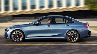 BMW 3 Series Facelift dynamic side shot
