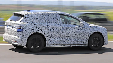 Skoda Elroq electric SUV - dynamic side shot