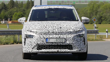Skoda Elroq electric SUV - stationary front shot
