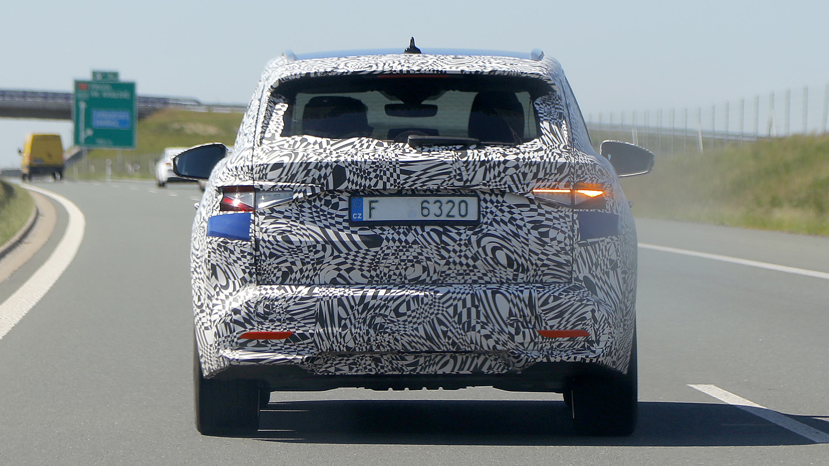 Skoda Elroq electric SUV - rear shot