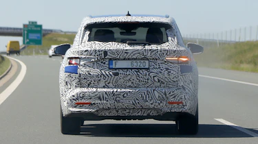 Skoda Elroq electric SUV - rear shot