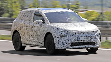Skoda Elroq electric SUV - front 3/4