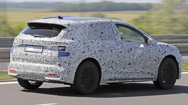 Skoda Elroq electric SUV - rear 3/4