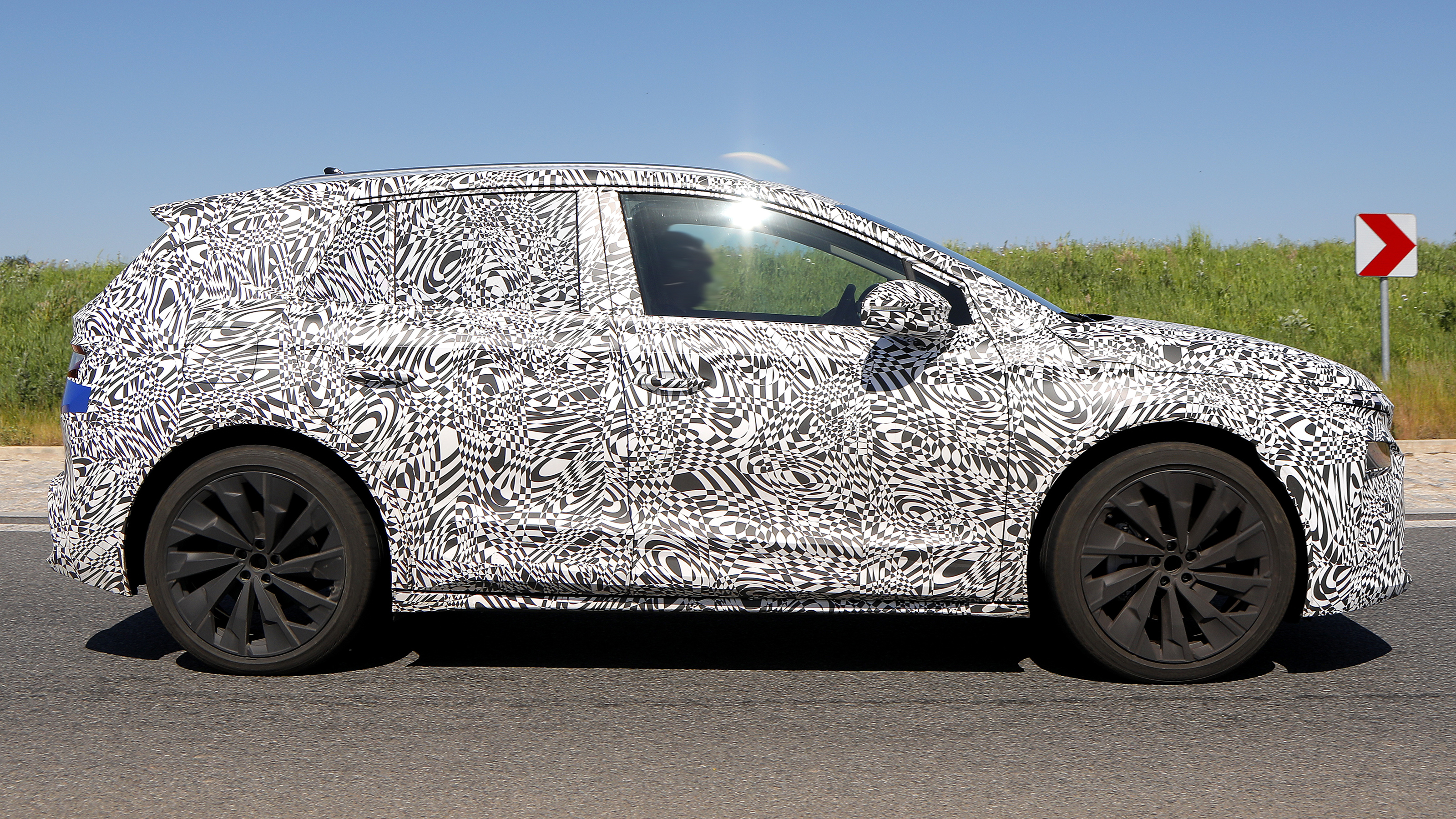 Skoda Elroq electric SUV - stationary side on