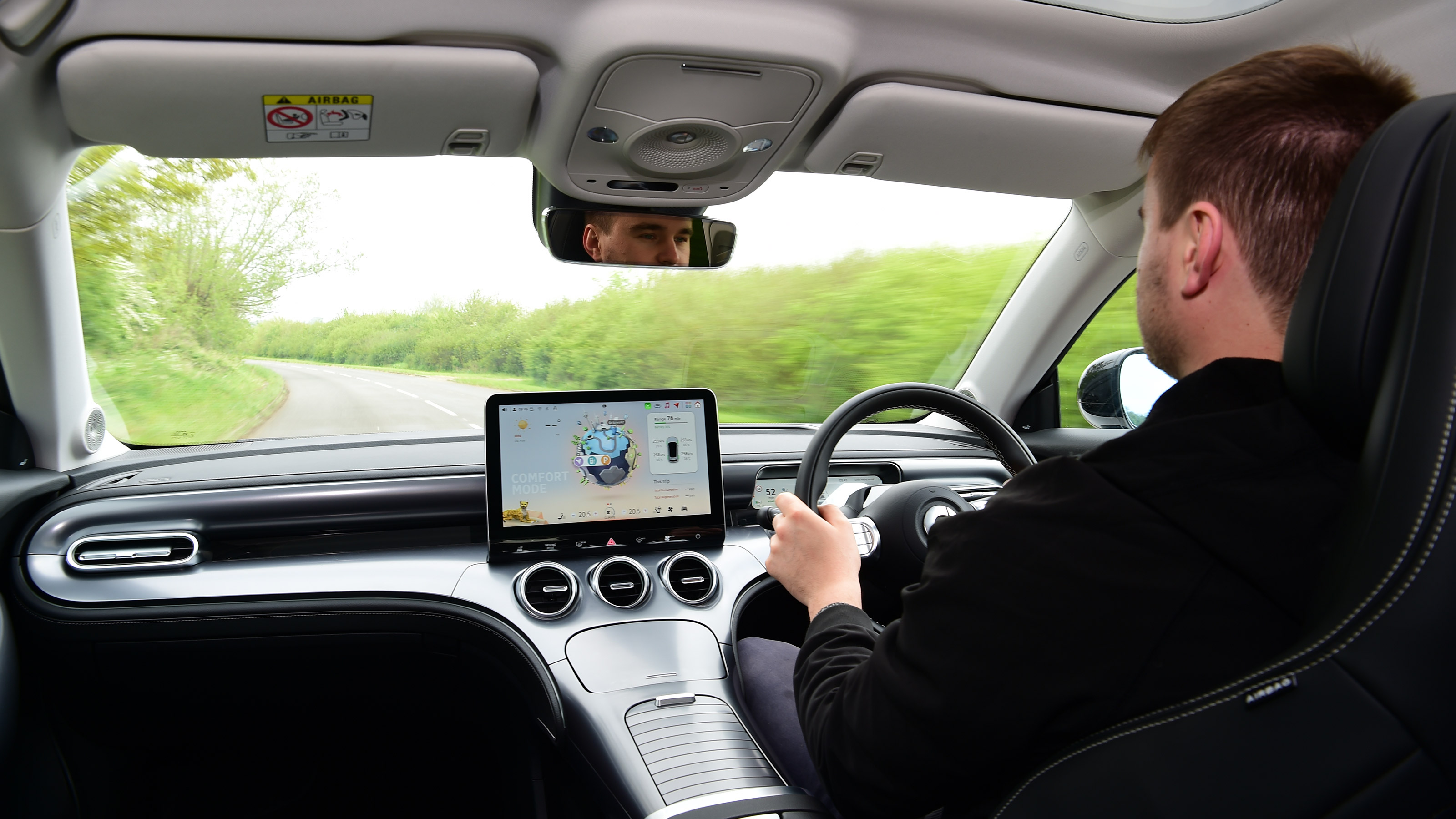 Alastair Crooks driving the Smart #3