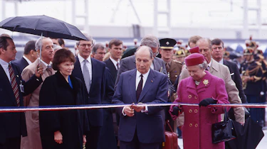 The Channel Tunnel - The Queen