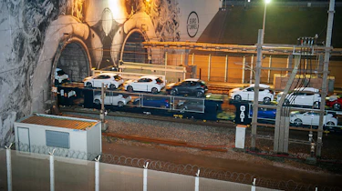 The Channel Tunnel traffic
