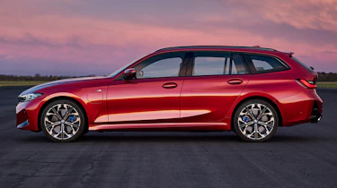 BMW 3 Series Touring Facelift side shot