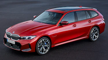 BMW 3 Series Touring Facelift overhead shot
