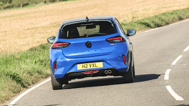 Vauxhall Corsa Hybrid - rear cornering