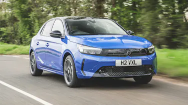 Vauxhall Corsa Hybrid - front tracking
