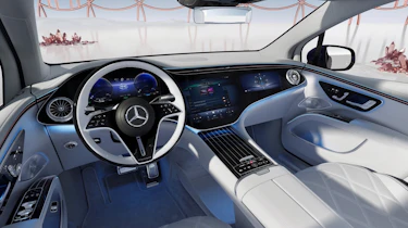 Mercedes-Maybach EQS SUV front interior