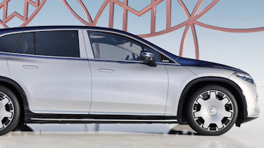 Mercedes-Maybach EQS SUV side feature shot