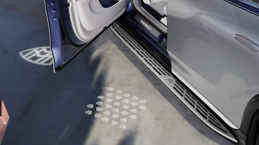 Mercedes-Maybach EQS SUV puddle lights