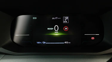 Renault Master E-Tech - dashboard screen