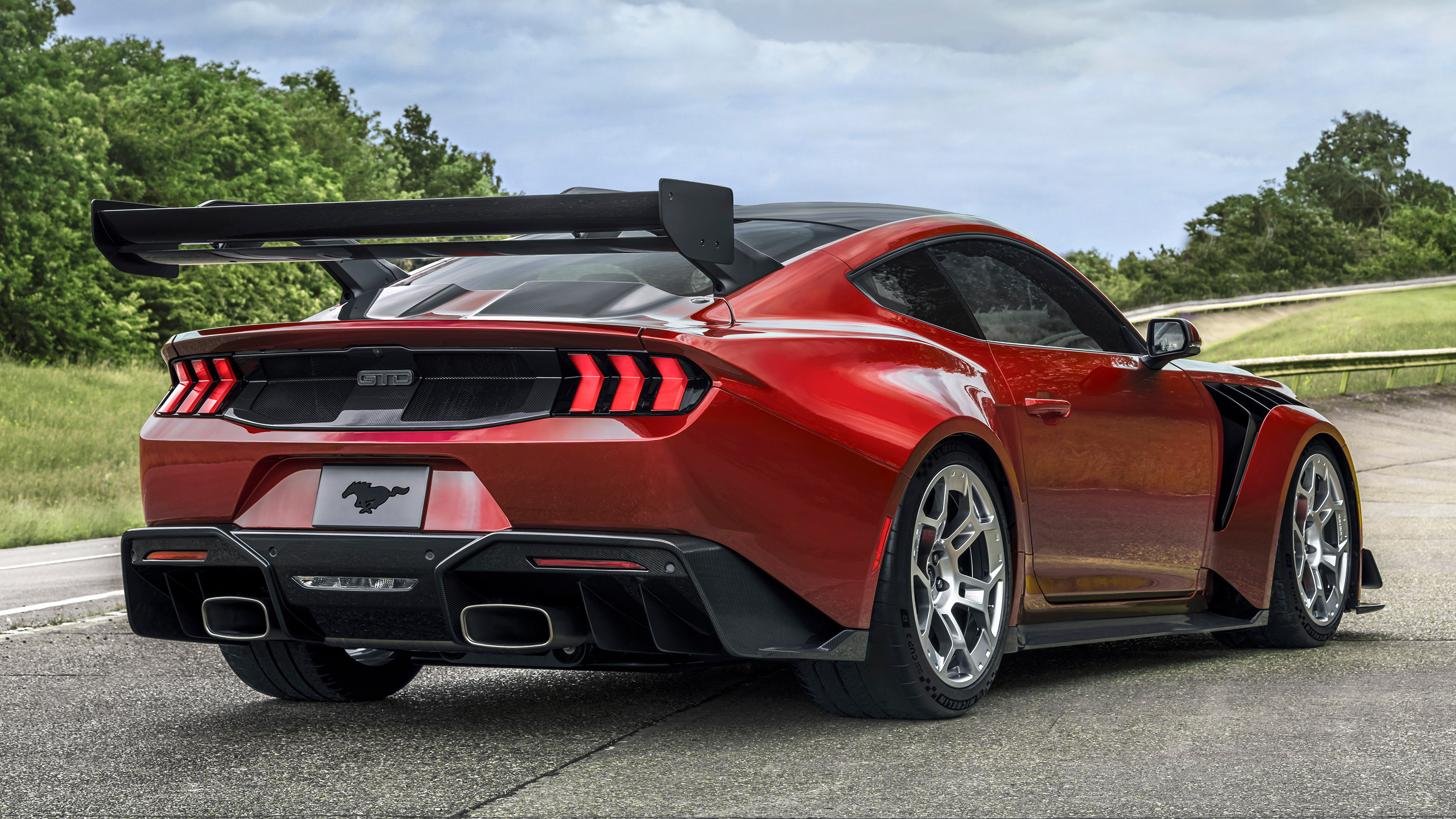 Ford Mustang GTD rear 3/4
