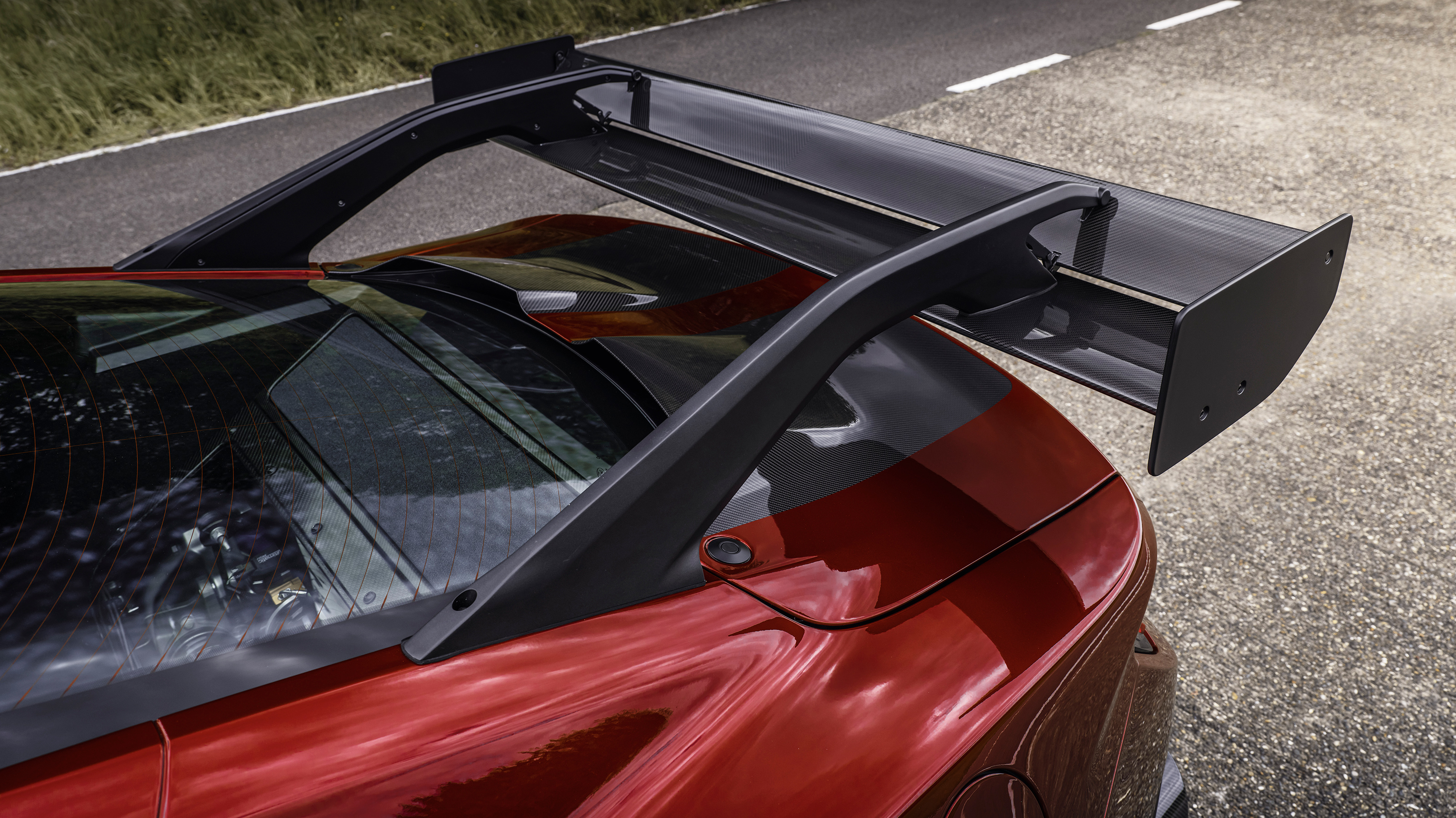Ford Mustang GTD rear wing