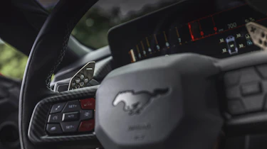 Ford Mustang GTD steering wheel