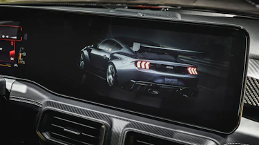Ford Mustang GTD infotainment screen