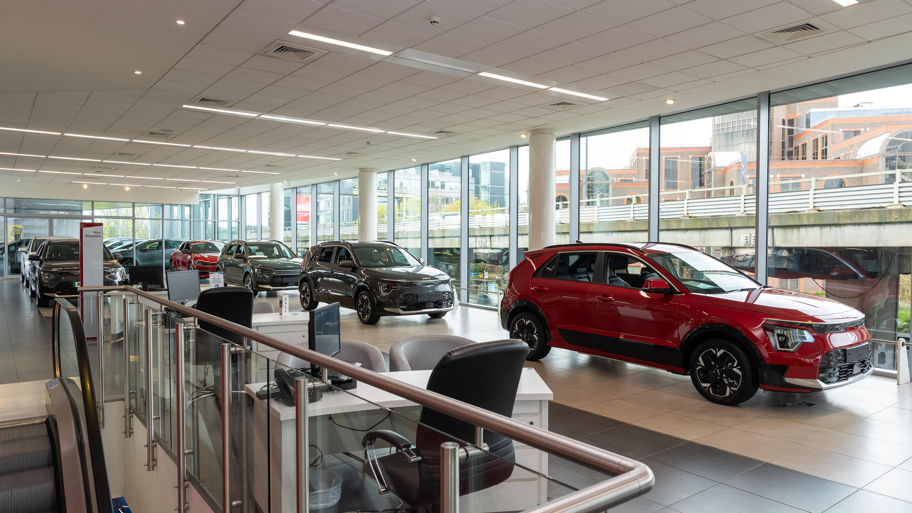 Finished KIA showroom