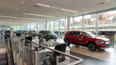Finished KIA showroom
