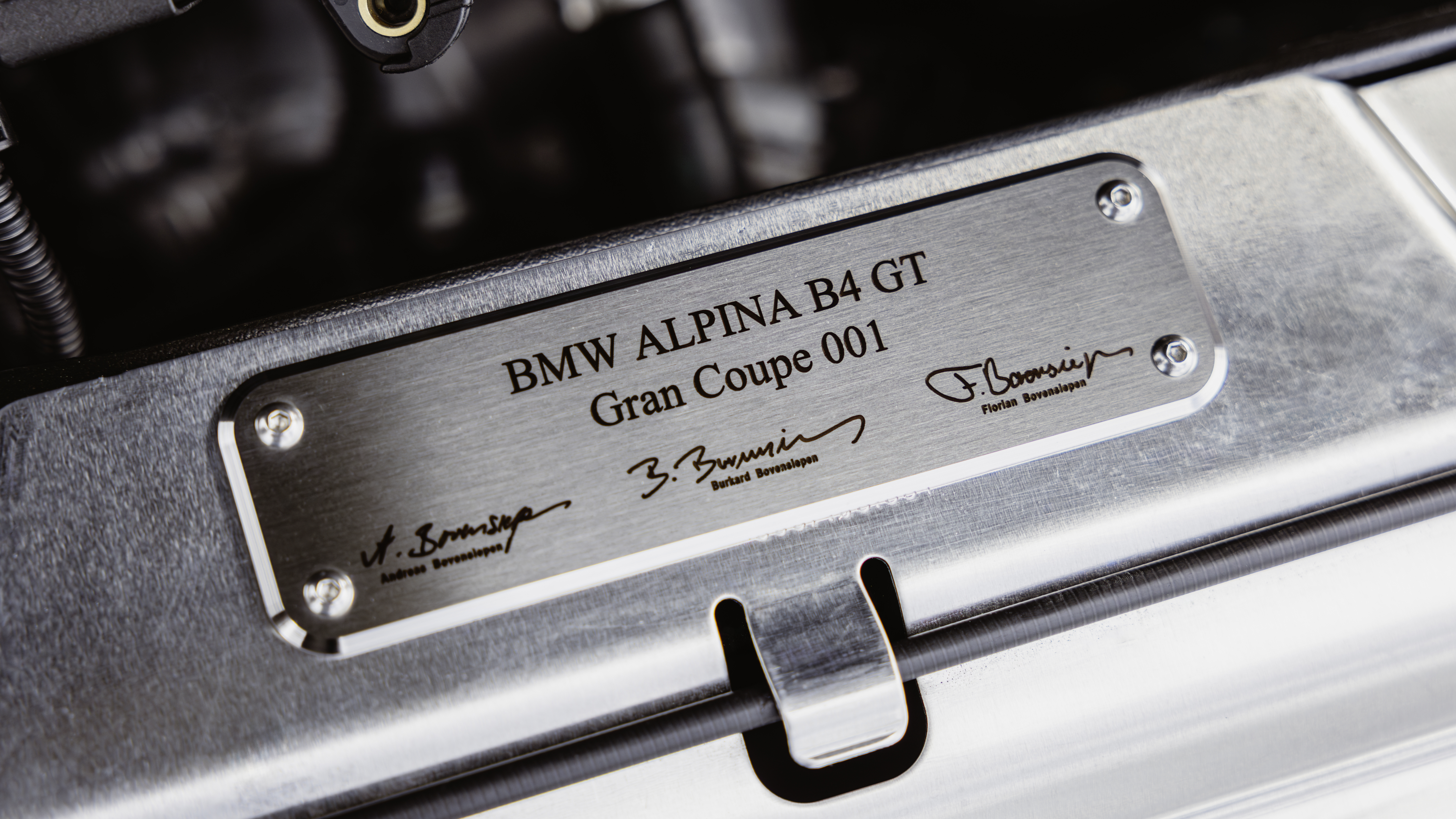 BMW Alpina B4 - plaque 