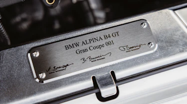 BMW Alpina B4 - plaque