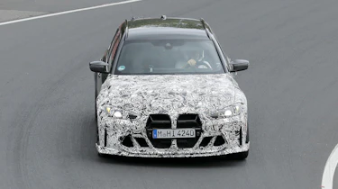 BMW M3 CS Touring (camouflaged) - front action