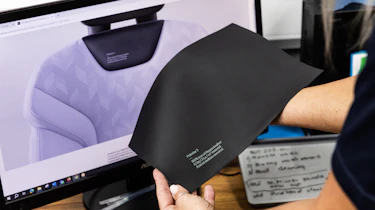 Polestar 3 leather sample