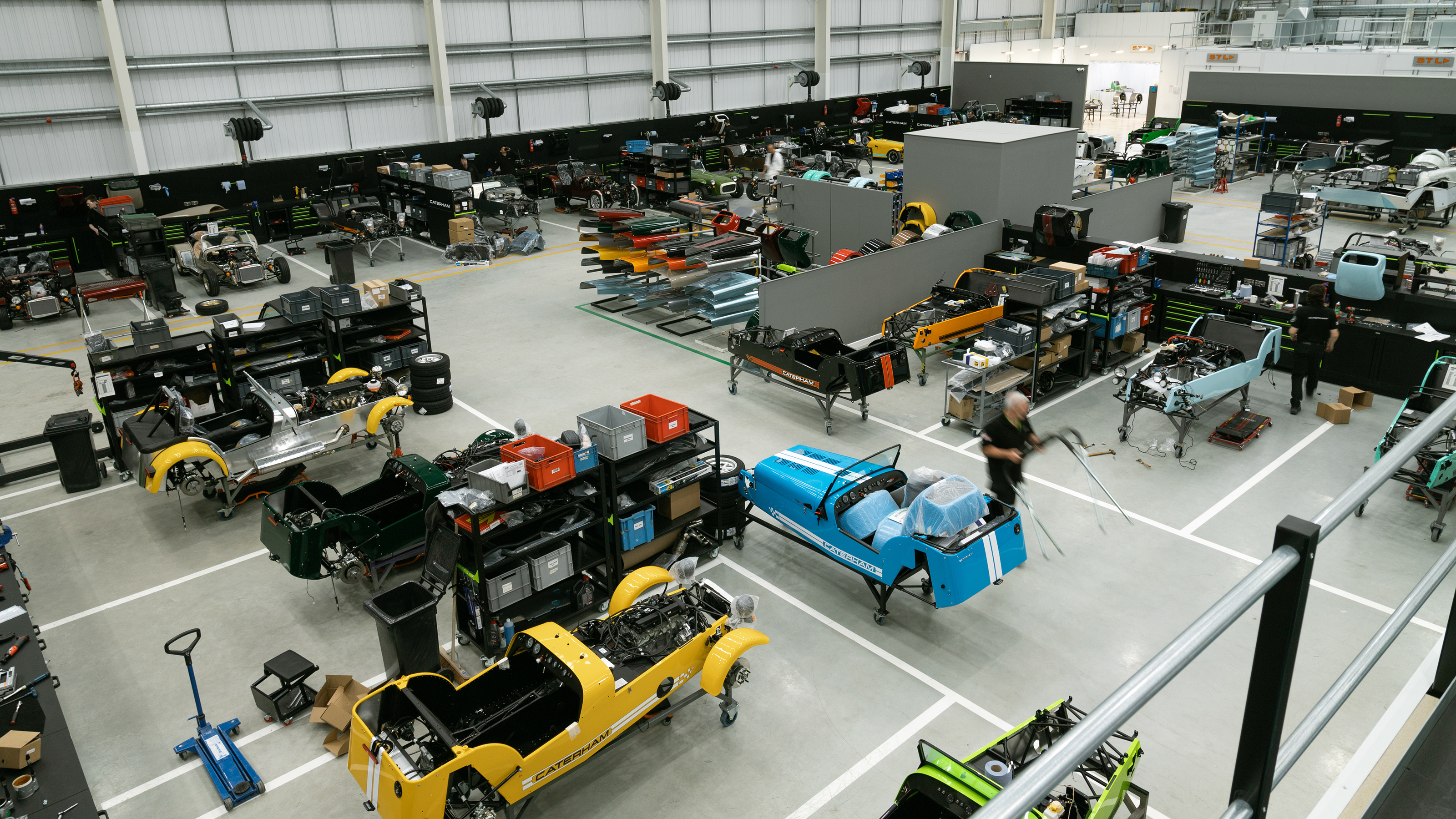 Caterham production line