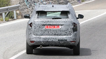 New Dacia Bigster rear tail shot