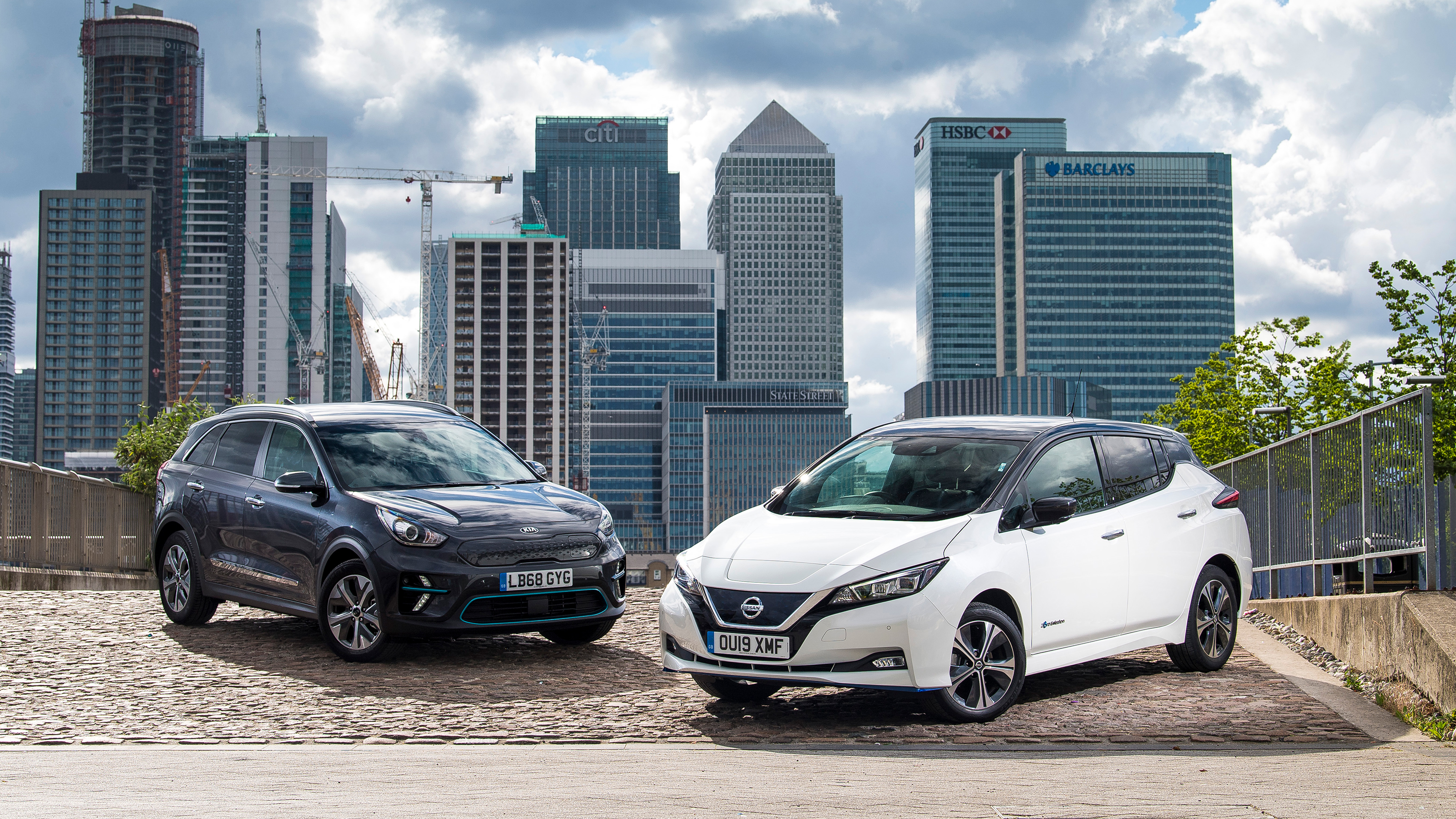 Kia e-Niro and Nissan Leaf