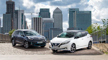 Kia e-Niro and Nissan Leaf