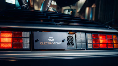 Electrogenic DeLorean DMC-12 - charging port