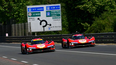 Two AF Corse Ferrari 499Ps
