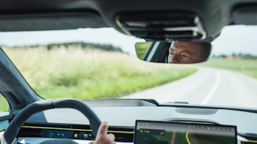 Lotus Emeya in-car driving