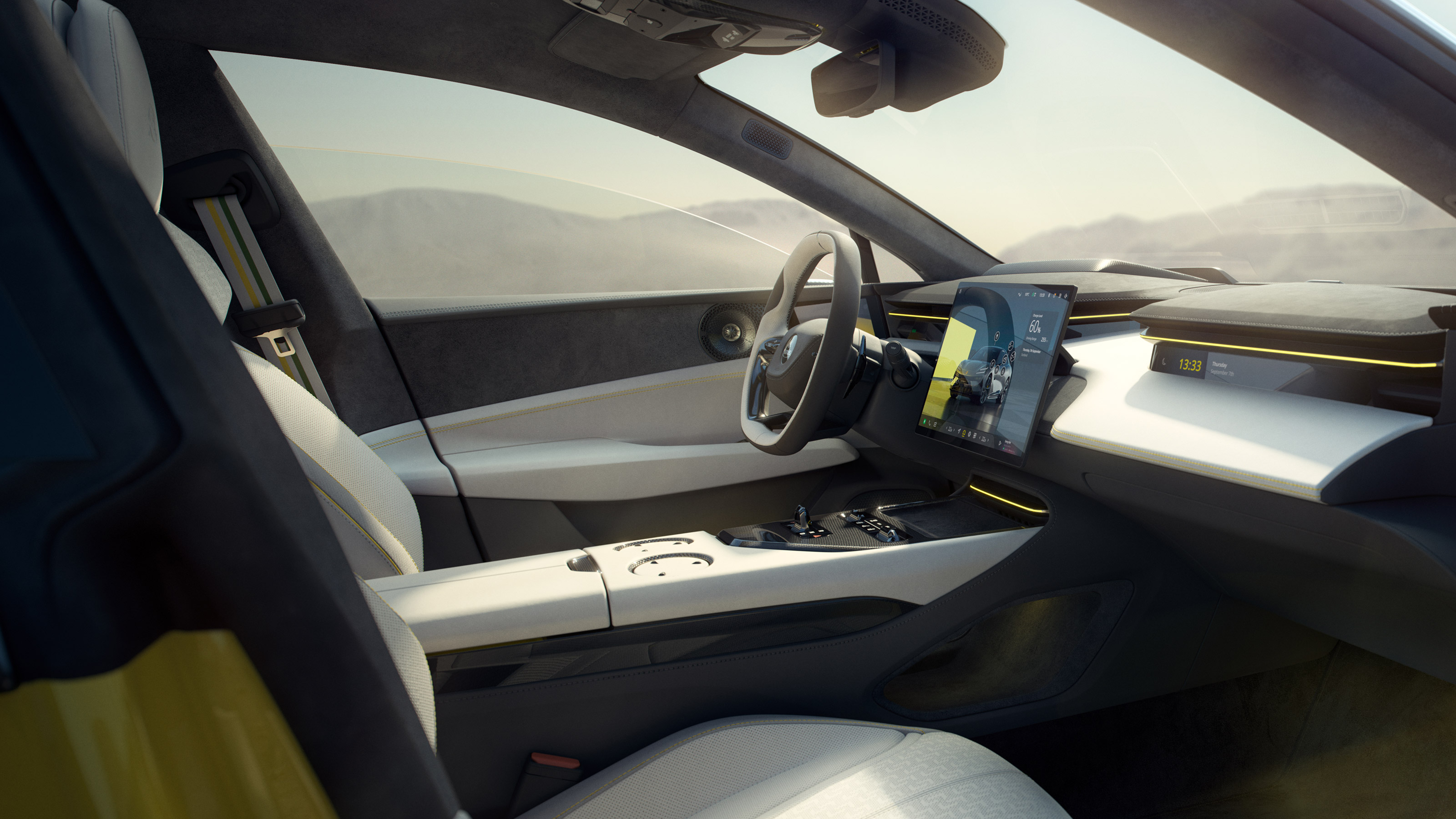 Lotus Emeya - front seats