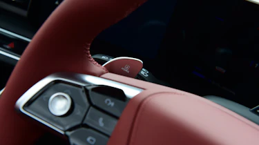 MG Cyberster 2024 UK - steering wheel detail