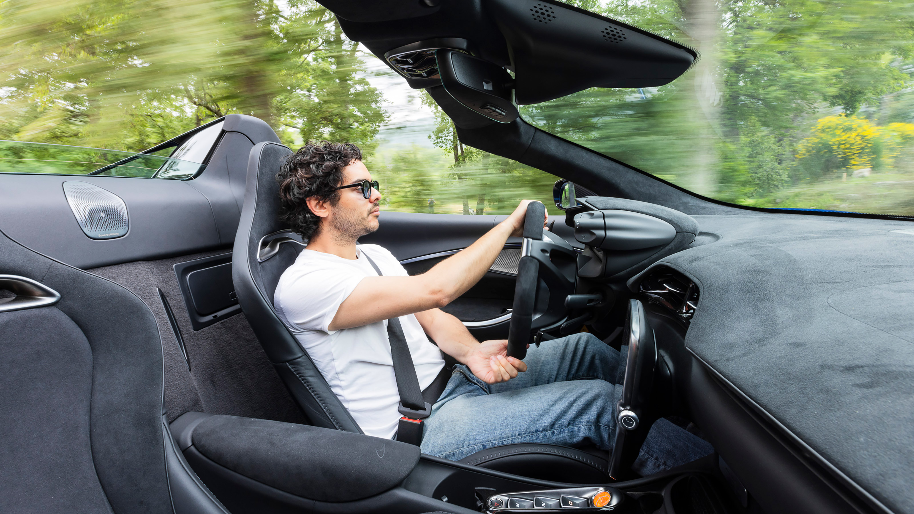 Jordan Katsianis in the McLaren Artura Spider