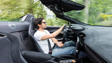 Jordan Katsianis in the McLaren Artura Spider